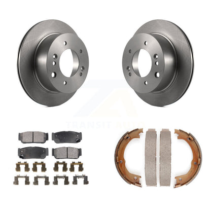 Kit de chaussures de stationnement avec disques semi-métalliques, Rotors à disque arrière, pour Kia Sorento 2003 – 2006