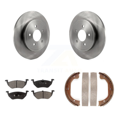 Kit de plaquettes semi-métalliques et de chaussures de stationnement, Rotors à disque arrière, pour Ford Escape Mazda
