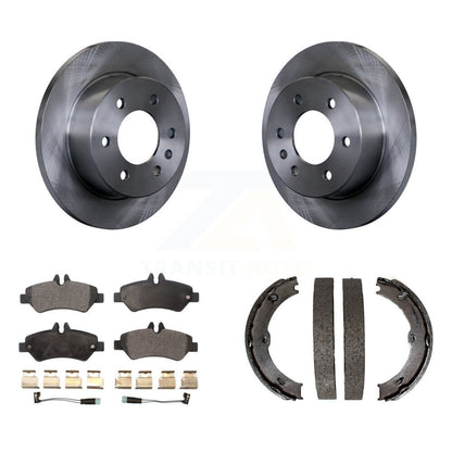 Kit de plaquettes semi-métalliques et de chaussures de stationnement pour rotors de disque arrière, pour Sprinter 2500 Dodge