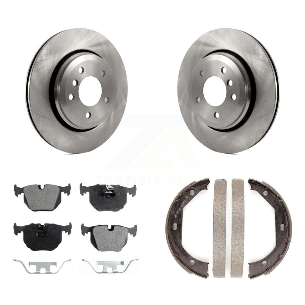 Kit de plaquettes semi-métalliques et de chaussures de stationnement pour disques arrière, pour BMW 330Ci 330i 330x