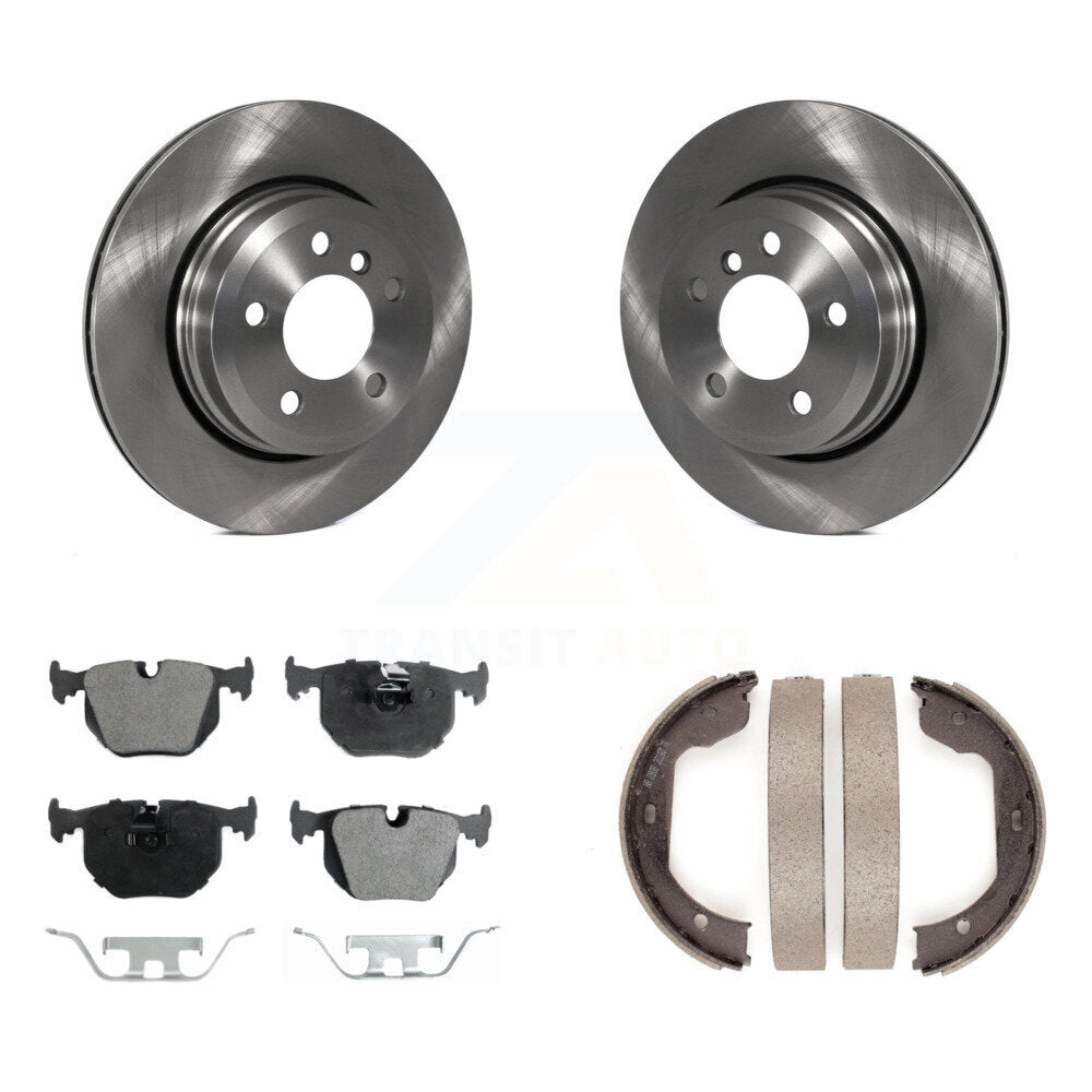 Kit de patins de frein de stationnement, Rotors à disque arrière, plaquettes semi-métalliques, pour BMW X2 2004 – 2010