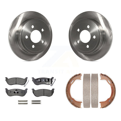 Kit de chaussures de stationnement à plaquettes semi-métalliques, Rotors à disque arrière, pour Jeep Liberty Wrangler