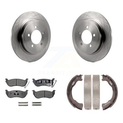 Kit de plaquettes semi-métalliques et de chaussures de stationnement pour disques arrière, pour Ford Explorer Sport