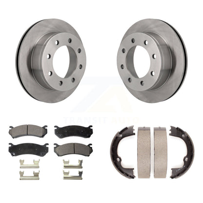 Kit de chaussures de stationnement à disques semi-métalliques, Rotors à disque arrière, pour GMC Chevrolet 2500 HD