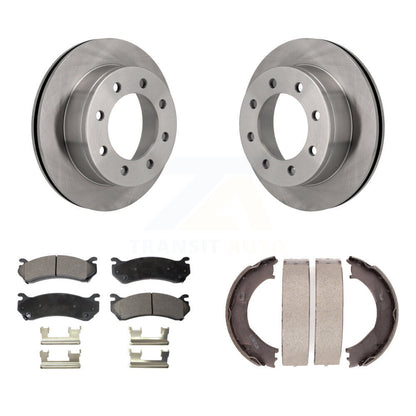 Kit de chaussures de stationnement avec disques semi-métalliques, Rotors à disque arrière, pour Chevrolet GMC 2500 HD
