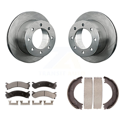 Kit de chaussures de stationnement avec disques semi-métalliques, Rotors à disque arrière, pour Chevrolet GMC 3500 HD