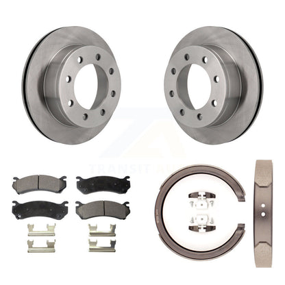 Kit de chaussures de stationnement à plaquettes semi-métalliques, Rotors à disque arrière, pour GMC Sierra 2500 Yukon
