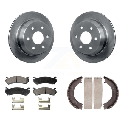 Kit de chaussures de stationnement avec Rotors à disque arrière, plaquettes semi-métalliques, pour Chevrolet Silverado H