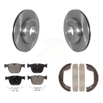 Kit de plaquettes semi-métalliques et de chaussures de stationnement pour disques arrière, pour BMW 535i GT xDrive