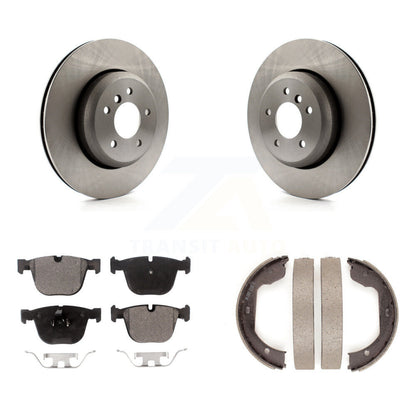 Kit de plaquettes semi-métalliques et de chaussures de stationnement pour disques arrière, pour BMW 650i 645Ci 550i