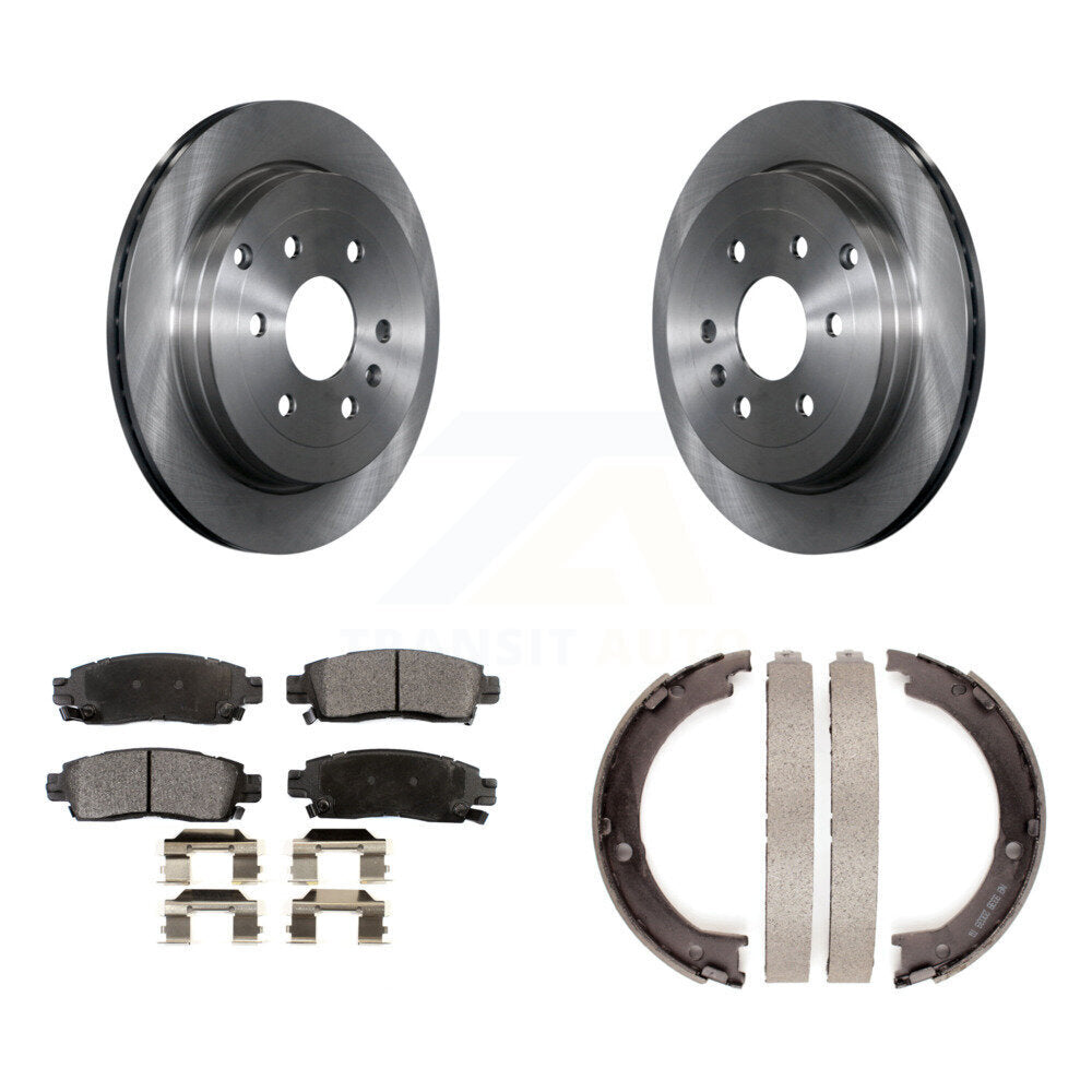 Kit de patins de frein de stationnement, Rotors à disque arrière, plaquettes semi-métalliques, pour GMC Acadia Buic