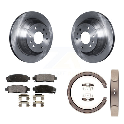Kit de chaussures de stationnement avec Rotors à disque arrière, plaquettes semi-métalliques, pour Chevrolet GMC Envoy X
