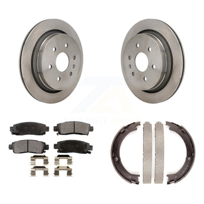 Kit de plaquettes semi-métalliques et de freins de stationnement pour rotors de disque arrière, pour Cadillac XT