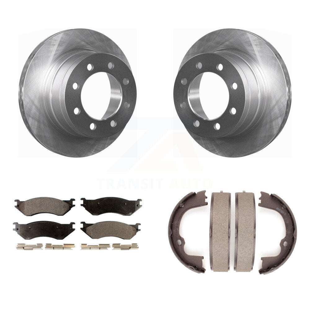 Kit de plaquettes semi-métalliques et de freins de stationnement, Rotors à disque arrière, pour Dodge Ram 150