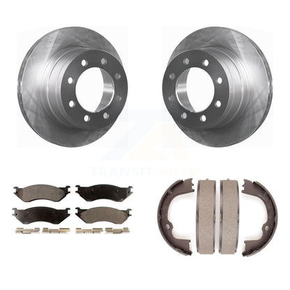 Kit de plaquettes semi-métalliques et de freins de stationnement, Rotors à disque arrière, pour Dodge Ram 150