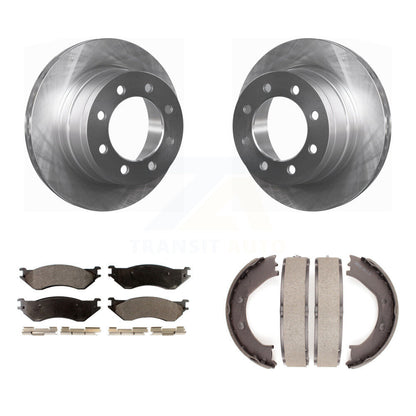 Kit de plaquettes semi-métalliques et de freins de stationnement, Rotors à disque arrière, pour Dodge Ram 150