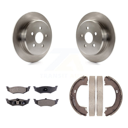 Kit de plaquettes semi-métalliques et de chaussures de stationnement pour rotors de disque arrière, pour Chrysler PT Cruiser