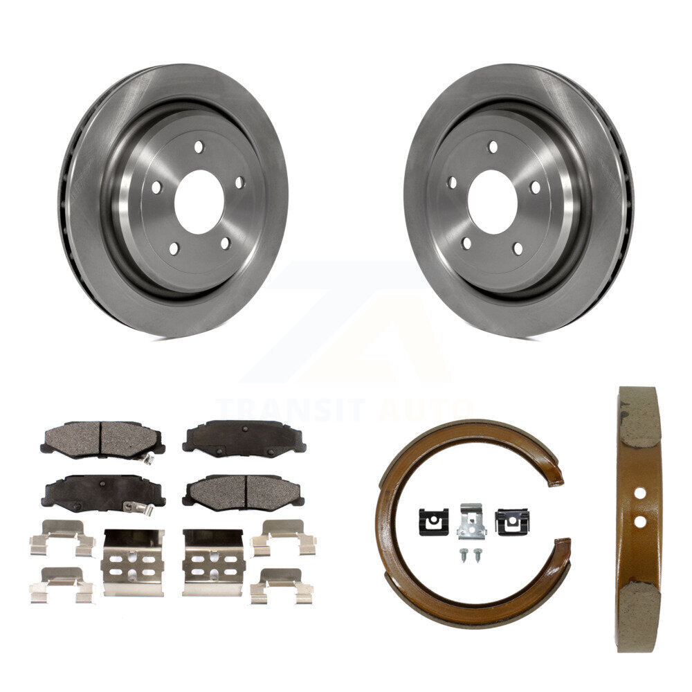 Kit de chaussures de stationnement avec Rotors à disque arrière, plaquettes semi-métalliques, pour Chevrolet Corvette XL
