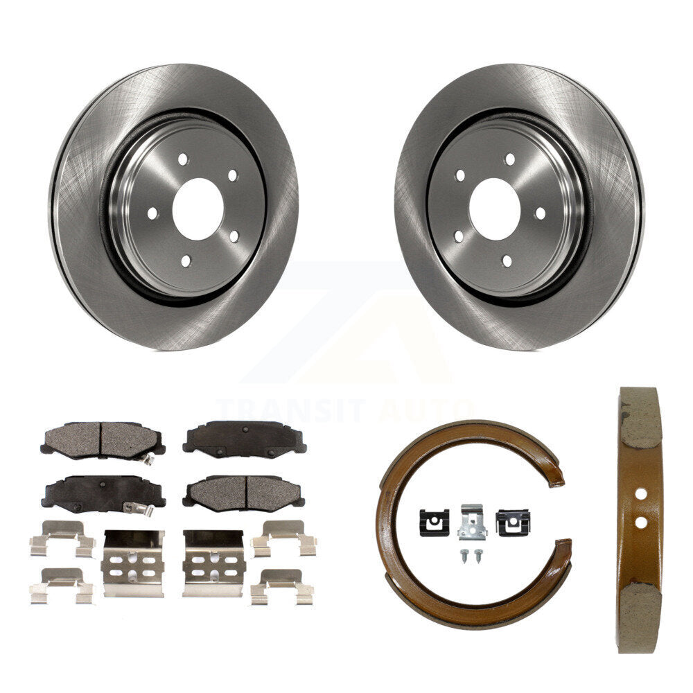 Kit de chaussures de stationnement avec Rotors à disque arrière, plaquettes semi-métalliques, pour Chevrolet Corvette XL