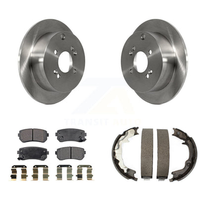Kit de chaussures de stationnement avec disques semi-métalliques, Rotors à disque arrière, pour Hyundai Accent Kia Ri