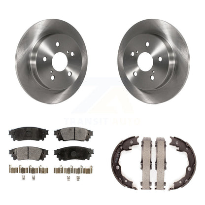 Kit de plaquettes semi-métalliques et de chaussures de stationnement, Rotors à disque arrière, pour Toyota Camry RAV4