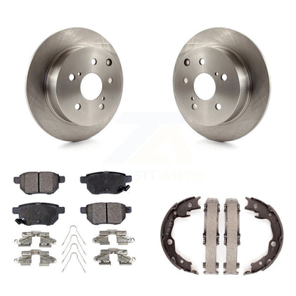 Kit de chaussures de stationnement avec plaquettes semi-métalliques, Rotors à disque arrière, pour Toyota Matrix XR 2010