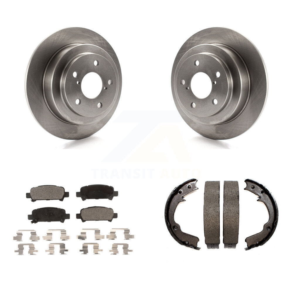 Kit de patins de frein de stationnement, Rotors à disque arrière, plaquettes semi-métalliques, pour Subaru Forester