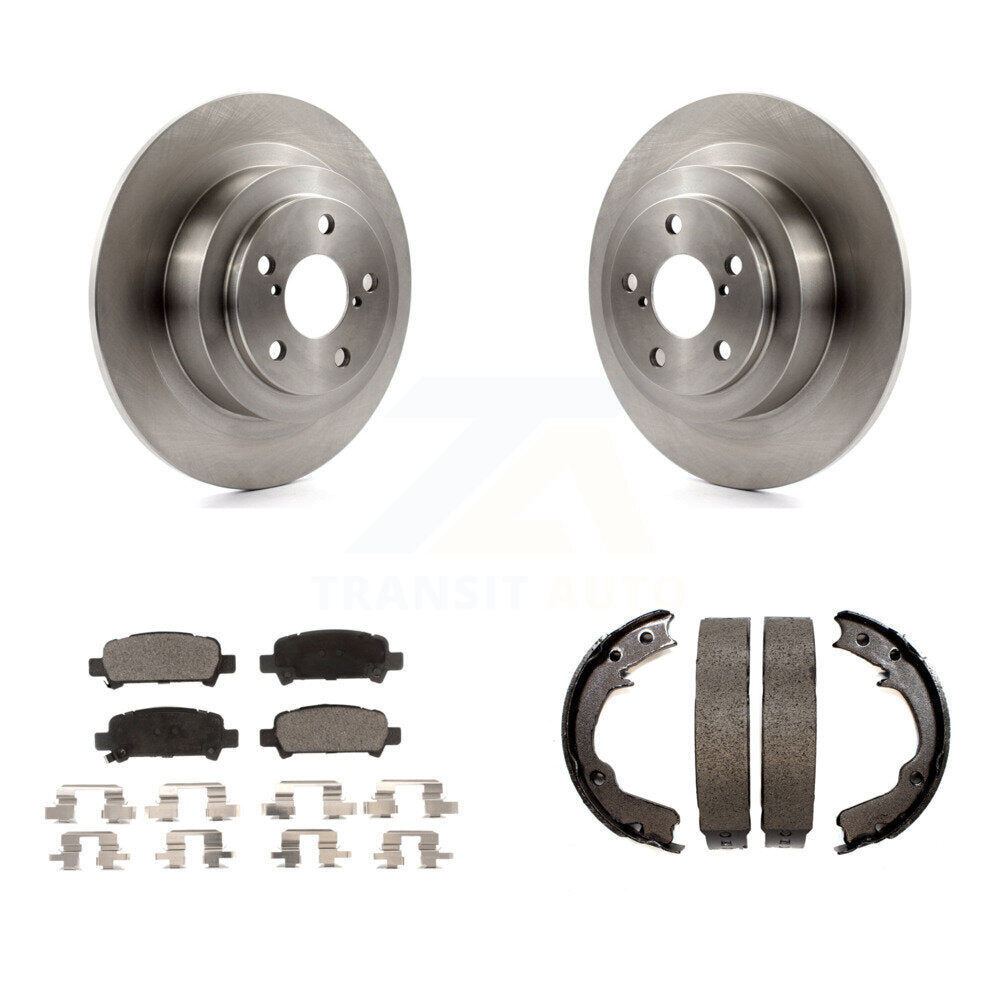 Kit de plaquettes semi-métalliques et de patins de stationnement pour disques arrière, pour Subaru Legac 2000