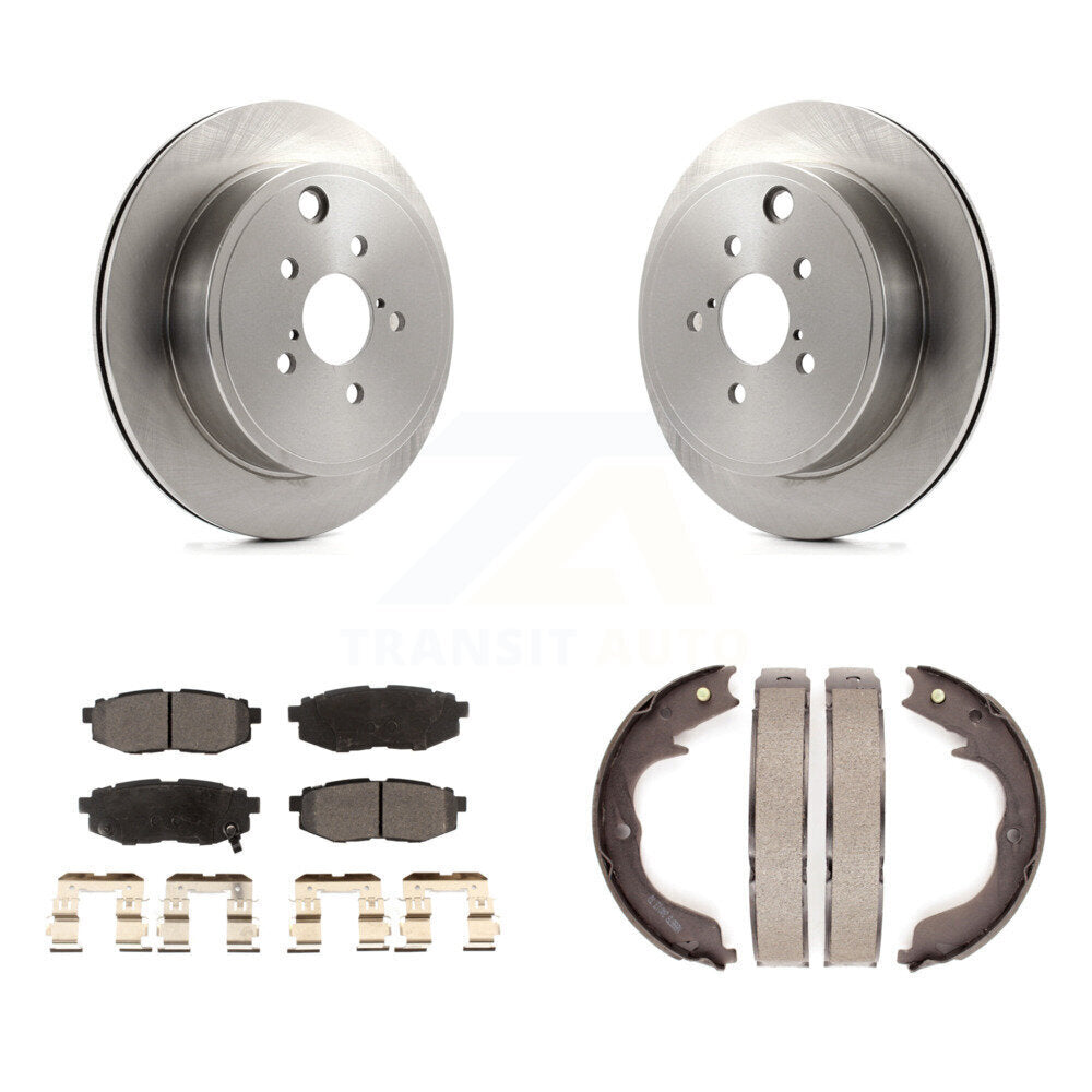 Kit de chaussures de stationnement avec Rotors à disque arrière, plaquettes semi-métalliques, pour Subaru Outback Legacy