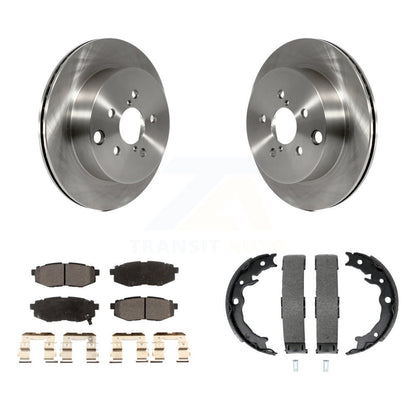 Kit de plaquettes semi-métalliques et de chaussures de stationnement pour rotors de disque arrière, pour Subaru Forester 2.0
