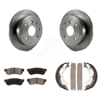 Kit de plaquettes semi-métalliques et de chaussures de stationnement pour disques arrière, Rotors, pour Suzuki Forenza Reno
