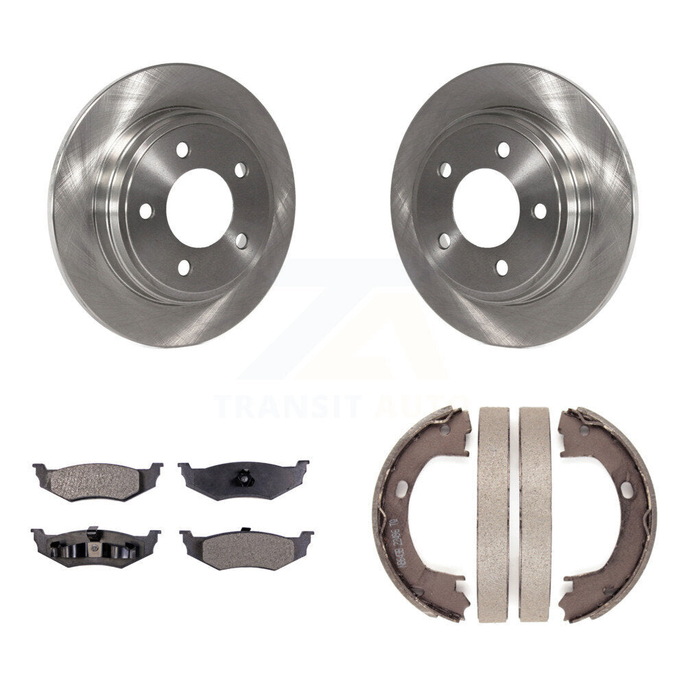 Kit de chaussures de stationnement avec disques semi-métalliques, Rotors à disque arrière, pour Chrysler Intrepid 300
