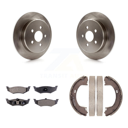 Kit de plaquettes semi-métalliques et de chaussures de stationnement pour rotors de disque arrière, pour Chrysler PT Cruiser