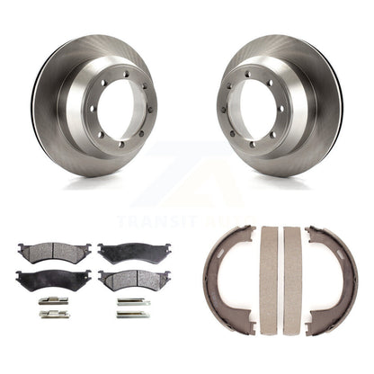 Kit de plaquettes semi-métalliques et de chaussures de stationnement pour disques arrière, pour Ford F-150 Heritage