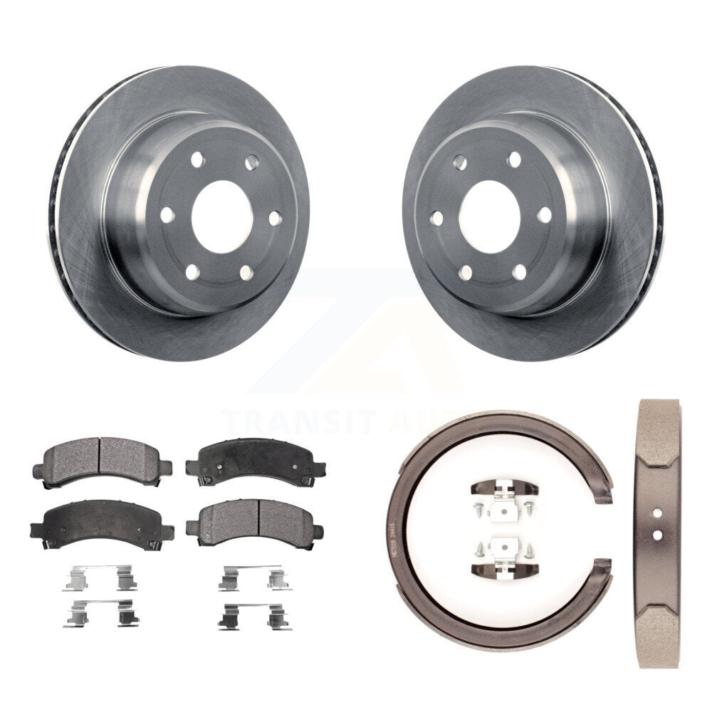 Kit de chaussures de stationnement avec disques semi-métalliques, Rotors à disque arrière, pour Chevrolet GMC 1500 XL