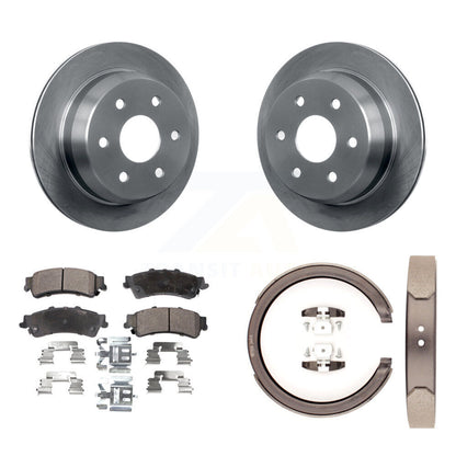 Kit de chaussures de stationnement avec disques semi-métalliques, Rotors à disque arrière, pour Chevrolet GMC 1500 XL