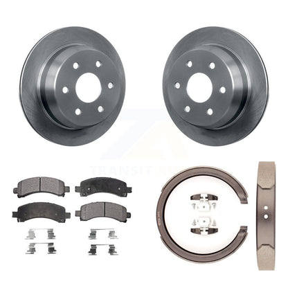 Kit de plaquettes semi-métalliques et de chaussures de stationnement pour disques arrière, Rotors, pour Chevrolet Avalanche
