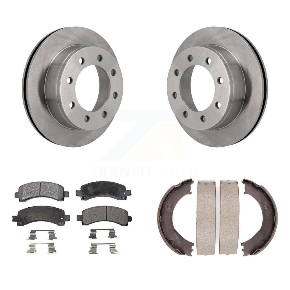 Kit de chaussures de stationnement avec Rotors à disque arrière, plaquettes semi-métalliques, pour Chevrolet GMC Express