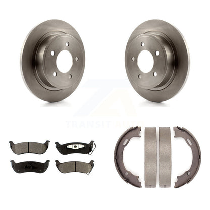 Kit de plaquettes semi-métalliques et de chaussures de stationnement pour rotors de disque arrière, pour Chrysler Pacifica
