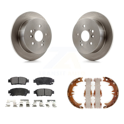 Kit de plaquettes semi-métalliques et de chaussures de stationnement pour disques arrière, pour Toyota Sienna 04-10