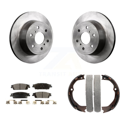 Kit de plaquettes semi-métalliques et de chaussures de stationnement pour disques arrière, pour GMC Chevrolet Sierr