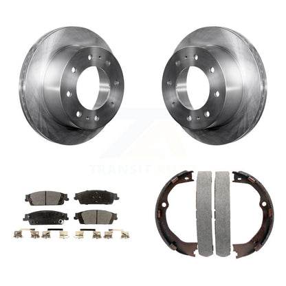 Kit de plaquettes semi-métalliques et de chaussures de stationnement, Rotors à disque arrière, pour Chevrolet Suburba