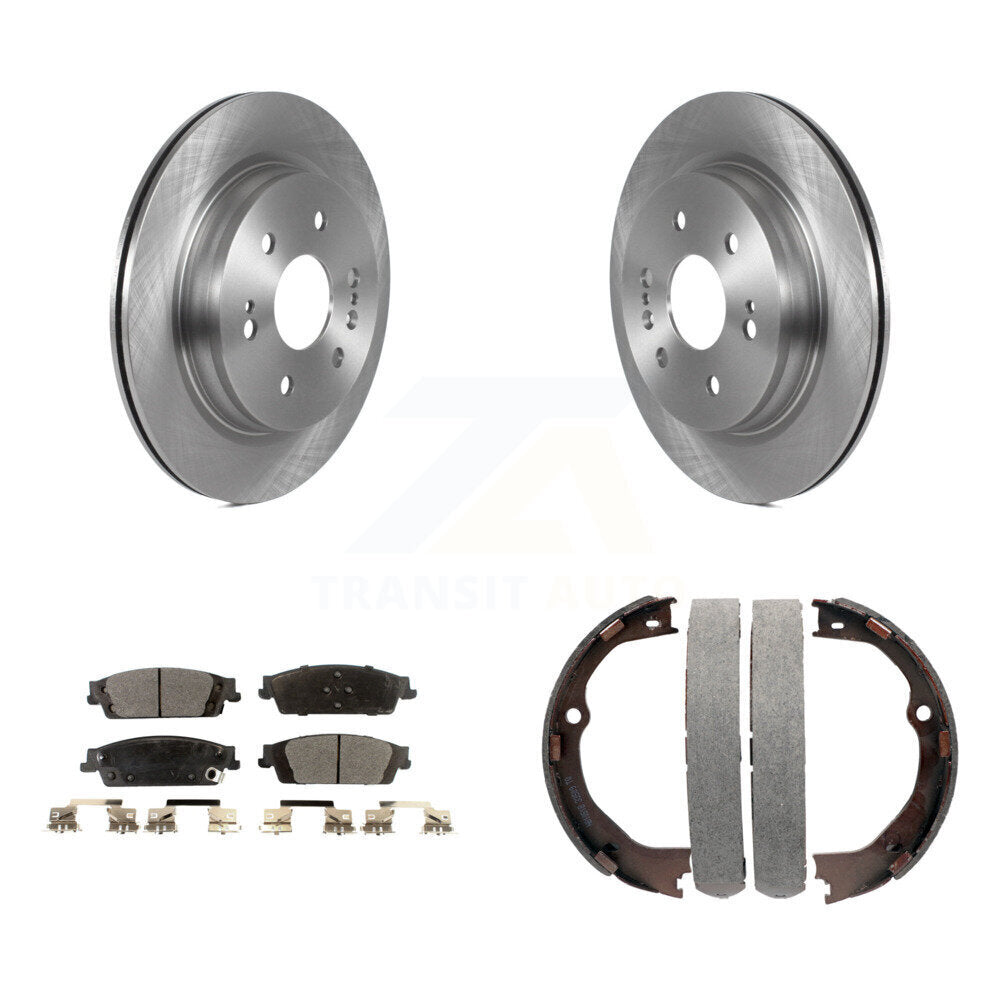 Kit de chaussures de stationnement avec Rotors à disque arrière, plaquettes semi-métalliques, pour Chevrolet Silverado L