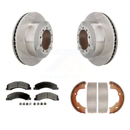 Kit de chaussures de stationnement à plaquettes semi-métalliques, Rotors à disque arrière, pour Ram Dodge Sterling 45