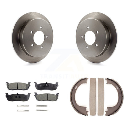 Kit de chaussures de stationnement à plaquettes semi-métalliques, Rotors à disque arrière, pour Ford F-150 Expedition