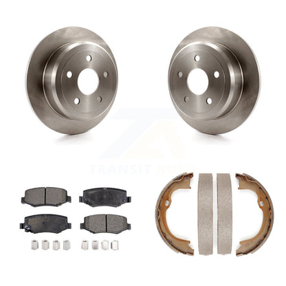Kit de patins de frein de stationnement, Rotors à disque arrière, plaquettes semi-métalliques, pour Jeep Wrangler J