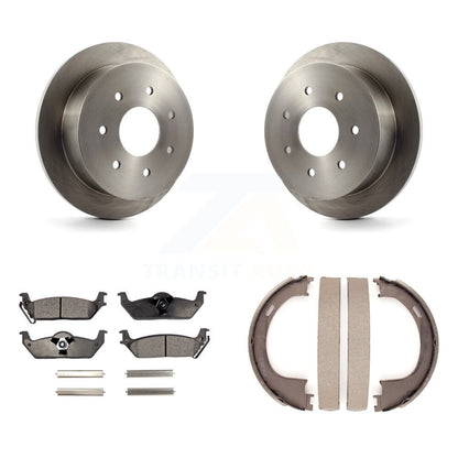 Kit de plaquettes semi-métalliques et de patins de frein de stationnement pour rotors de disque arrière, pour Ford F-150
