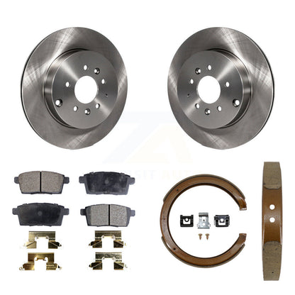 Kit de plaquettes semi-métalliques et de chaussures de stationnement pour disques arrière, pour Mazda CX-2007 – 2012