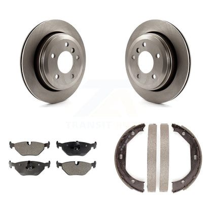Kit de plaquettes semi-métalliques et de chaussures de stationnement pour rotors de disque arrière, pour BMW 325xi 2001 – 2005