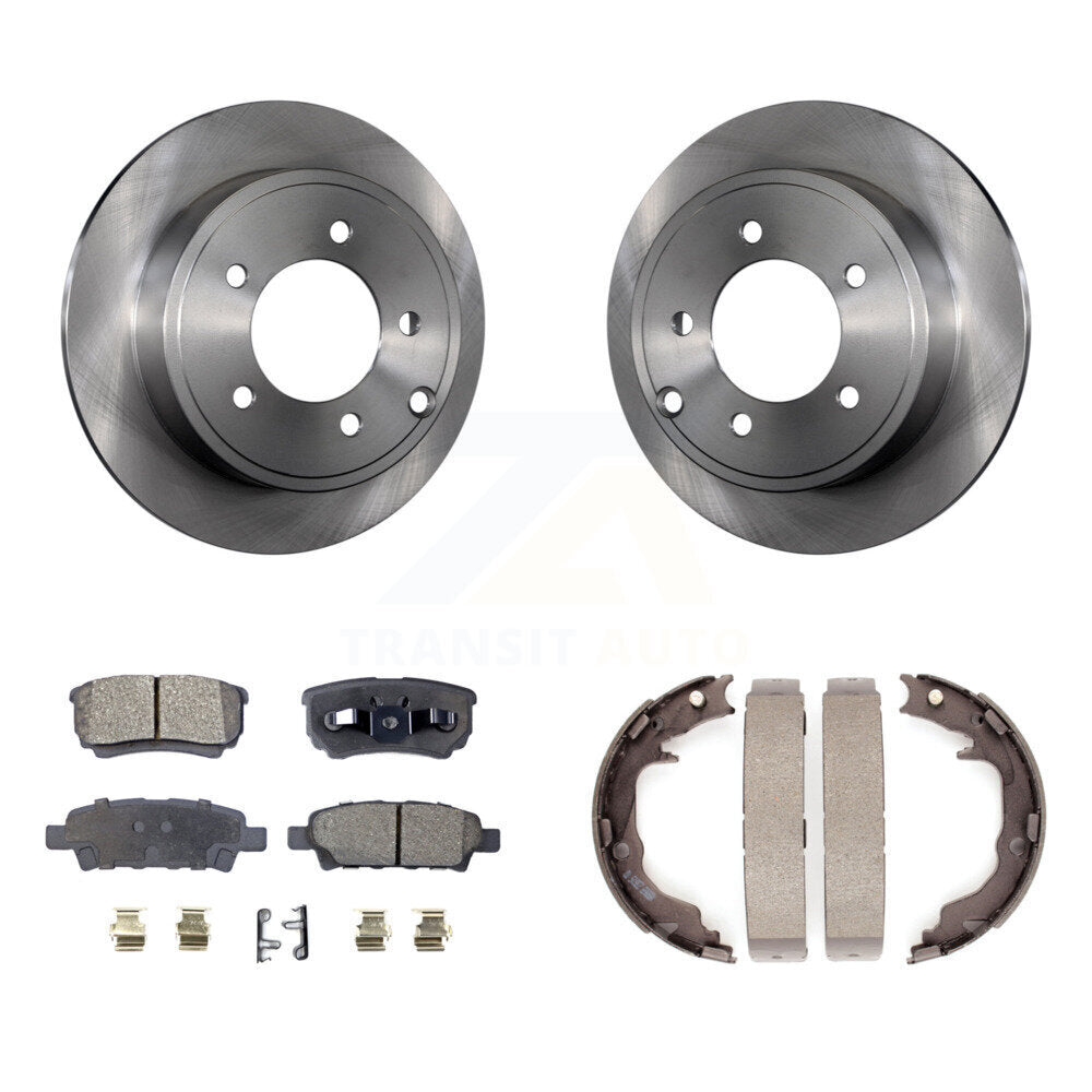Kit de chaussures de stationnement avec disques semi-métalliques, Rotors à disque arrière, pour Jeep Patriot Dodge 20
